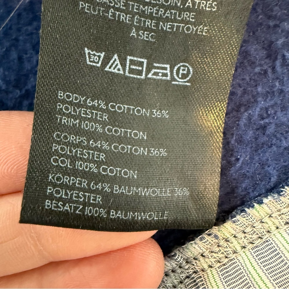 Maeve Layered Oversized Twofer Cotton Blend Sweatshirt, Size M - Picture 12 of 14